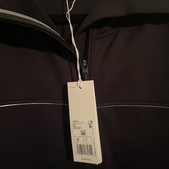 Mens Y-3 "CH1" Knit Shell Full Zip Up Hoodie Black - Picture 5 of 7